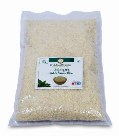 Sidda Sanna rice 1kg – soft heritage everyday rice, chemical-free