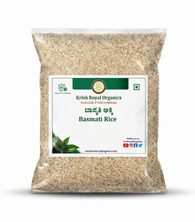Basmati rice polished 500g – aged aromatic long-grain, chemical-free