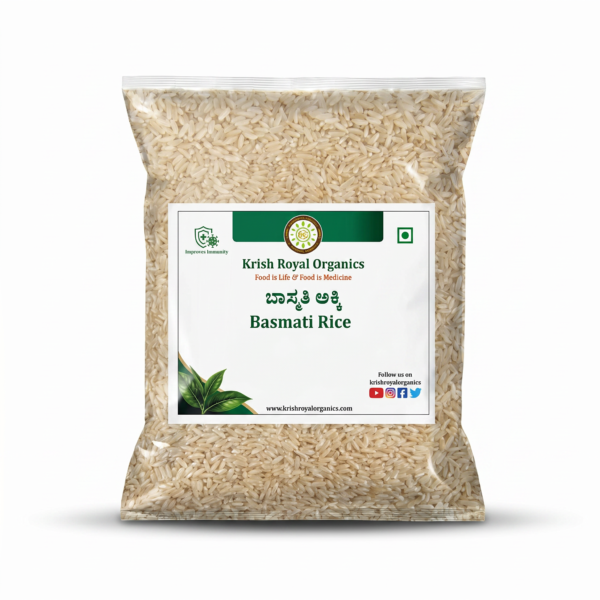 Basmati rice polished 500g – aged aromatic long-grain, chemical-free
