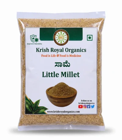 Little millet saame 500g – fine gluten-free siridhanya millet, chemical-free