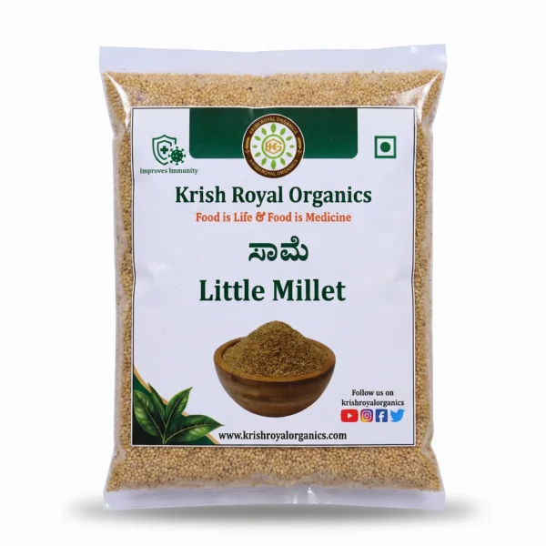Little millet saame 500g – fine gluten-free siridhanya millet, chemical-free
