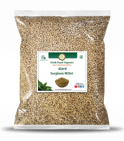 Sorghum jowar 1kg – gluten-free whole-grain millet, chemical-free