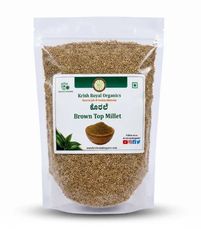 Browntop millet korale 500g – rare siridhanya millet, chemical-free
