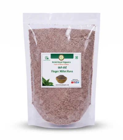 Ragi rava 1kg – calcium-rich finger millet rava, chemical-free