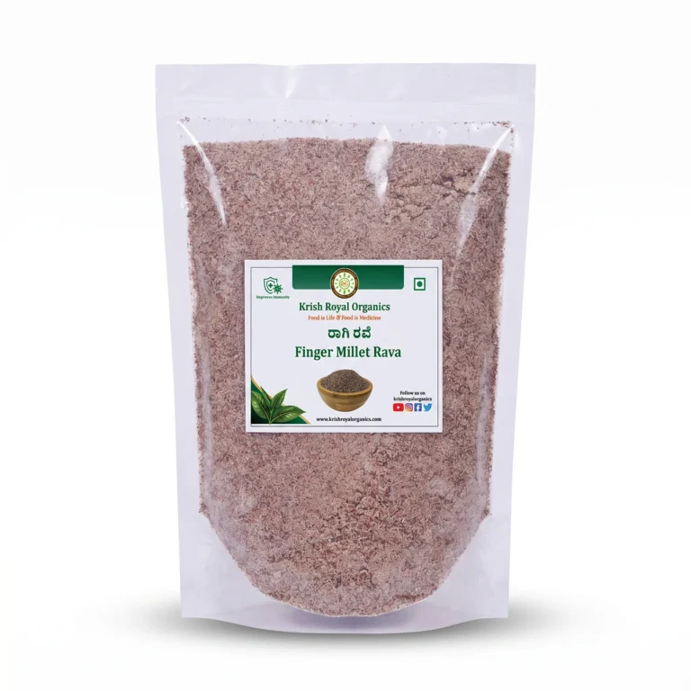 Ragi rava 1kg – calcium-rich finger millet rava, chemical-free