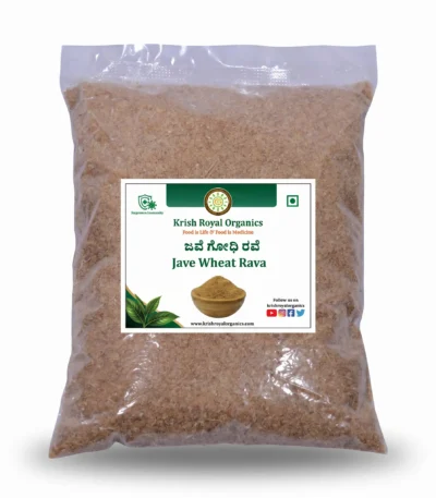 Jave wheat rava 1kg – broken wheat daliya, low-GI, chemical-free