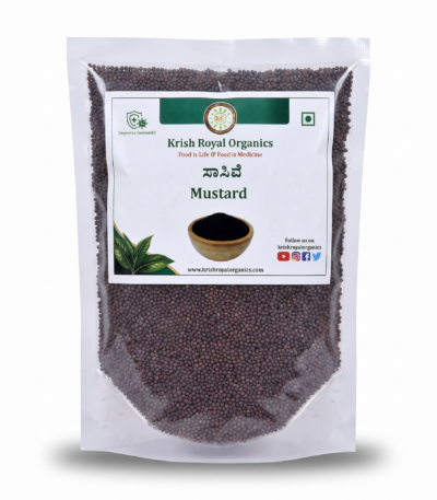 Mustard seeds rai sasive 100g – chemical-free tempering seeds, certified