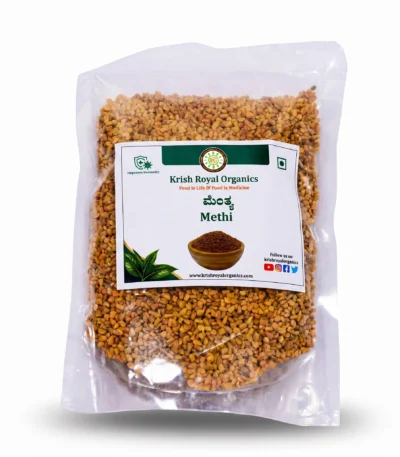 Methi fenugreek seeds 100g – chemical-free aromatic seeds, certified