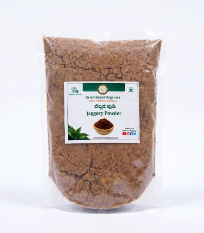 Jaggery powder bella 1kg – unrefined chemical-free sweetener, certified