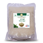 Organic white sugar 1kg – chemical-free cane sugar, certified