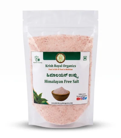 Himalayan pink salt free-flow 1kg – chemical-free everyday table salt