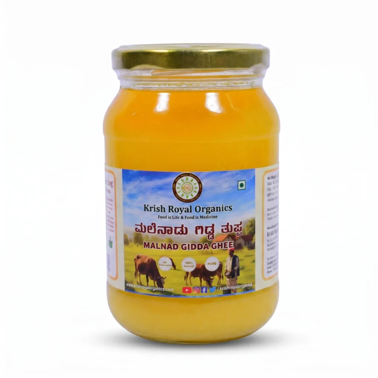 Malnad Gidda A2 bilona ghee 300ml – forest-grazed desi cow ghee, chemical-free